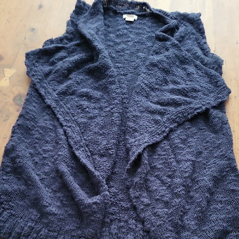 **Removing 7/24**Mossimo Supply Co Blue Knit Cardigan Sweater Vest - Picture 5 of 6